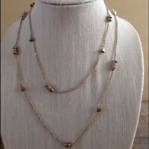 NWT Goldtone BCBG Arrow Statement Necklace